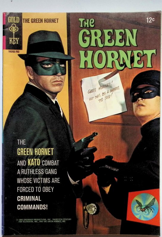 The Green Hornet #1 (Gold Key, 1967), raw, ungraded comic book — front cover