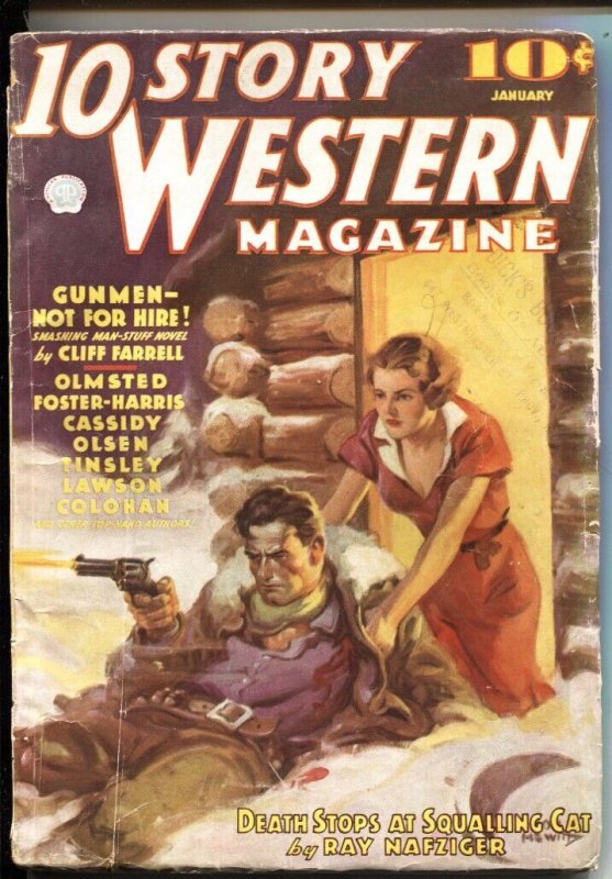 Pulp #10 (1936), raw, ungraded comic book — front cover