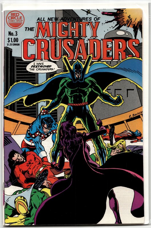 The Mighty Crusaders #3 (Archie Comics, 1983), raw, ungraded comic book — front cover