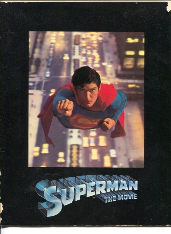 MAG: Superman the Movie Program Book 1978-Chris Reeves-Margot Kidder-from Mov... (1978), raw, ungraded comic book — front cover