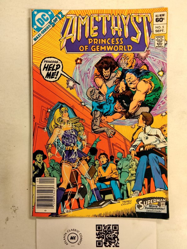 Amethyst #5 (DC Comics), raw comic book in VF condition — front cover
