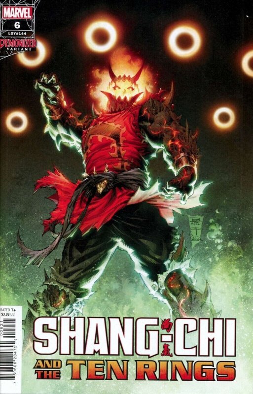 Shang-Chi and the Ten Rings #6 (2022), raw comic book in NM condition — front cover