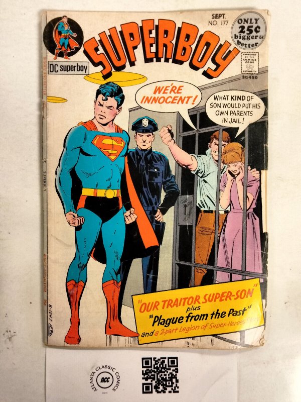 Superboy #177 (DC Comics), raw comic book in GD condition — front cover