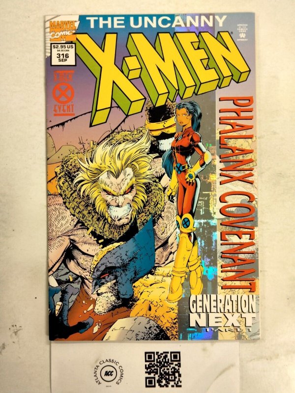 The Uncanny X-Men #316 (Marvel Comics, 1994), raw comic book in NM condition — front cover