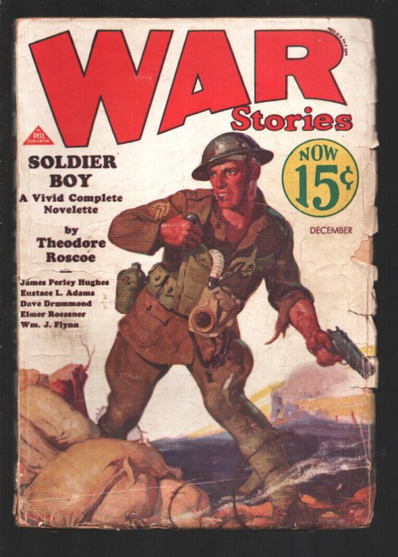 War Stories 12/1931-George Rozen Cover-Theodore Roscoe-William J. Flynn-Dave ..., raw, ungraded comic book — front cover