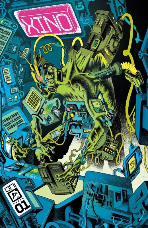 Xino #1 (Oni Press, 2023), raw, ungraded comic book — front cover