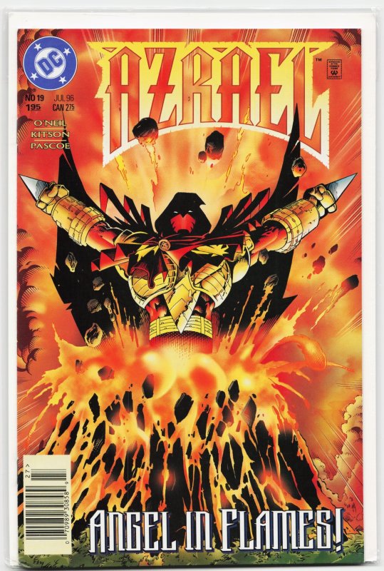 Azrael #19 (DC Comics, 1996), raw, ungraded comic book — front cover