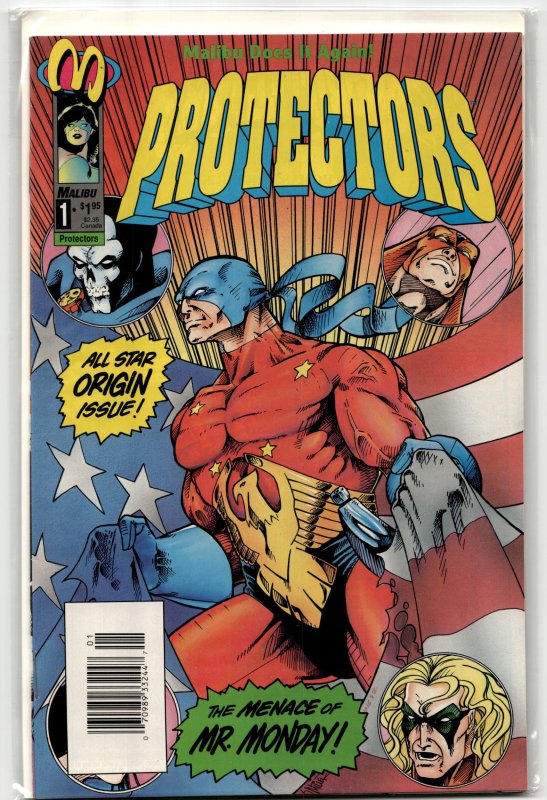 Protectors #1 (1992), raw, ungraded comic book — front cover