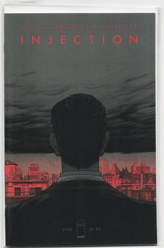 Injection #5 (Image Comics, 2015), raw, ungraded comic book — front cover