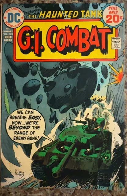 G.I. Combat #173 (DC Comics, 1974), raw, ungraded comic book — front cover