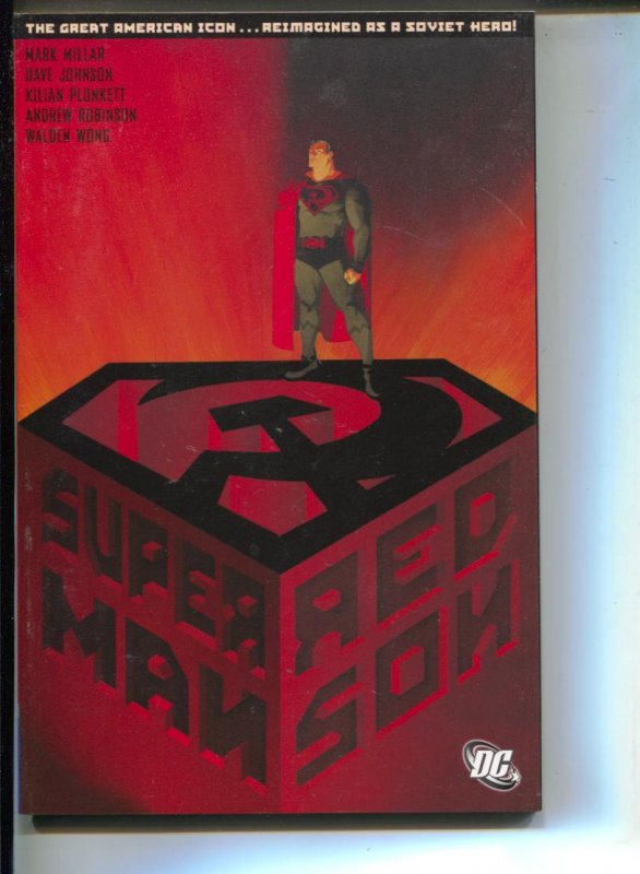 Superman: Red Son-Mark Millar-TPB-trade, raw, ungraded comic book — front cover