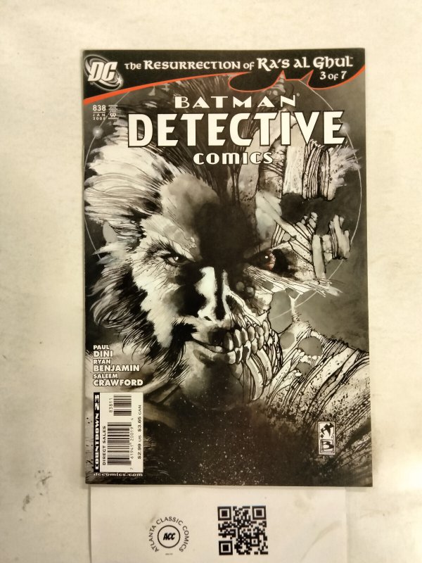 Detective Comics #838 (DC Comics), raw comic book in NM condition — front cover