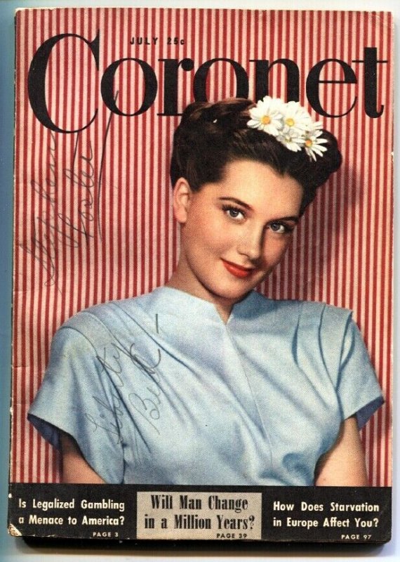 Coronet Magazine 7/1946-Superman Feature by Mort Weisinger. Comic Books, raw, ungraded comic book — front cover