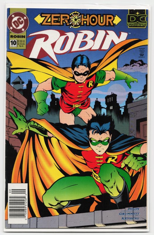 Robin #10 (DC Comics, 1994), raw, ungraded comic book — front cover