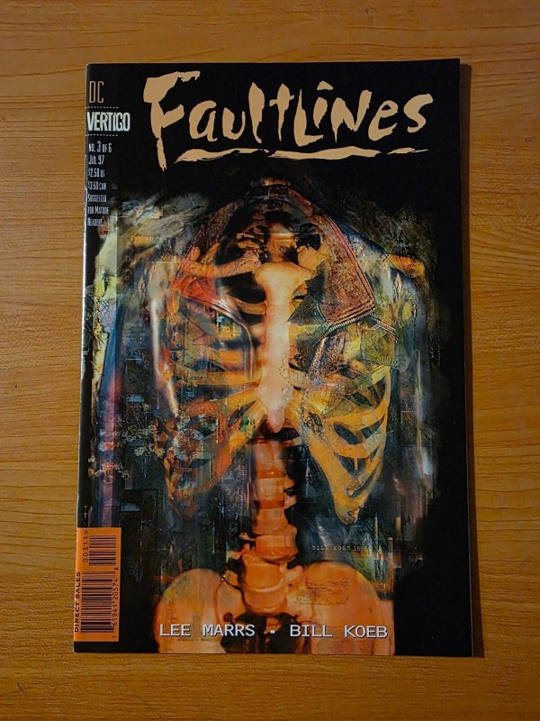 Faultlines #3 (DC Comics, 1997), raw comic book in NM condition — front cover