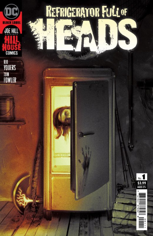 Refrigerator Full of Heads #1 (2021), raw comic book in VF/NM condition — front cover