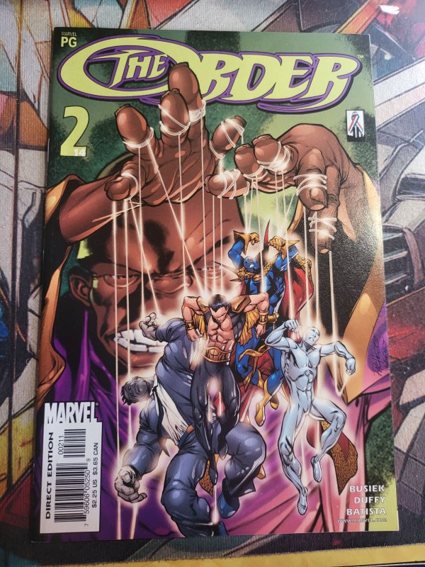 The Order #2 (2002), raw, ungraded comic book — front cover