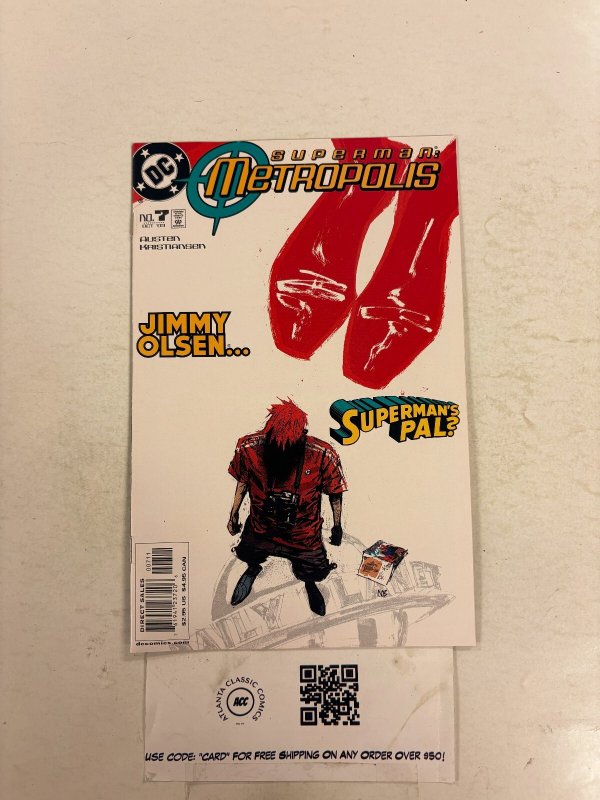 Superman: Metropolis #7 (DC Comics), raw comic book in NM condition — front cover