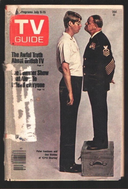 MAG: TV Guide 7/9/1977-Don Rickles-CPO Sharkey Photo Cover-New York Metro Edi..., raw, ungraded comic book — front cover