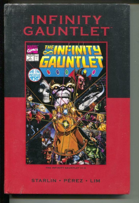 Marvel Premiere Classic: The Infinity Gauntlet-#1-6-Hardback (Marvel Comics), raw, ungraded comic book — front cover