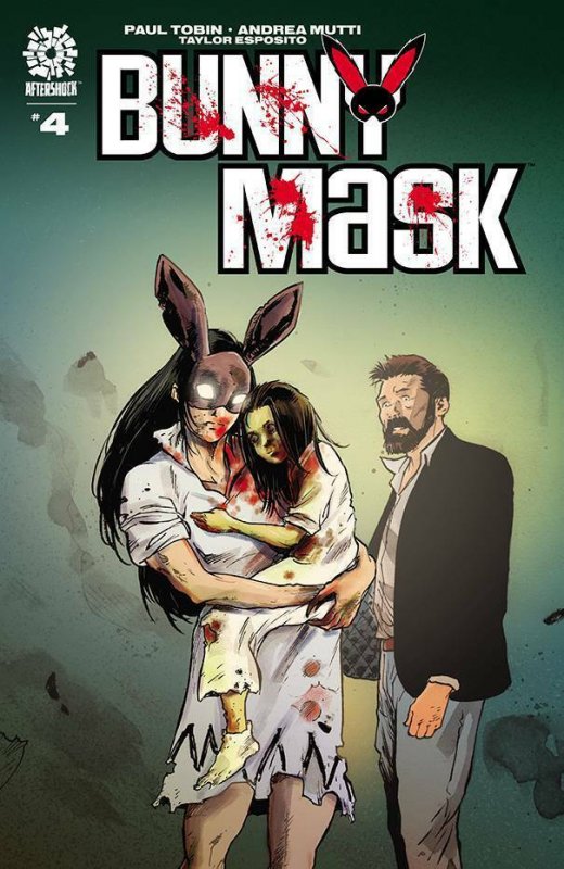Bunny Mask #4 (AfterShock Comics, 2021), raw, ungraded comic book — front cover