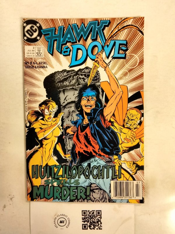 Hawk & Dove #2 (DC Comics, 2011), raw comic book in NM condition — front cover
