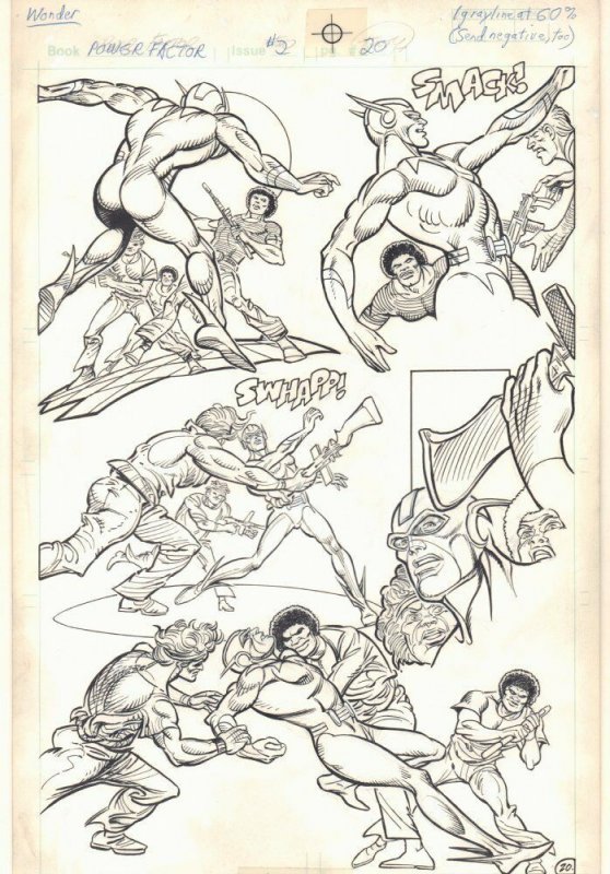 Power Factor #2 (1988), raw, ungraded comic book — front cover