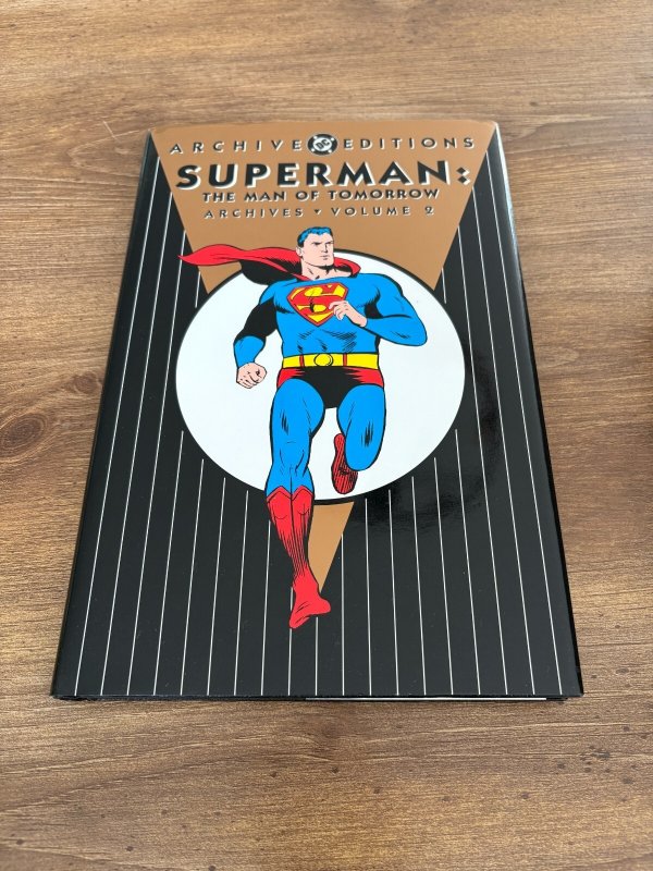 Superman Man of Tomorrow Vol 2 DC Archive Editions Hardcover Comic Book 1 J359 (DC Comics), raw, ungraded comic book — front cover
