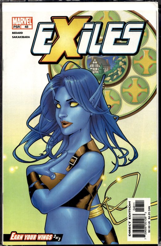 Exiles #48 (Marvel Comics, 2004), raw, ungraded comic book — front cover