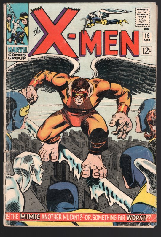 X-Men #19 (Marvel Comics, 1993), raw comic book in GD 2.0 condition — front cover