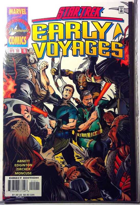Star Trek Early Voyages #15 (Marvel Comics, 1998), raw, ungraded comic book — front cover