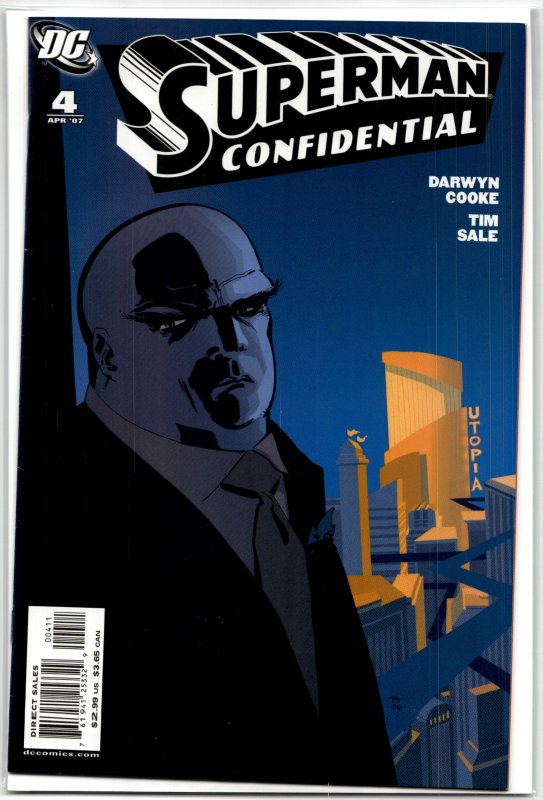 Superman Confidential #4 (2007), raw, ungraded comic book — front cover