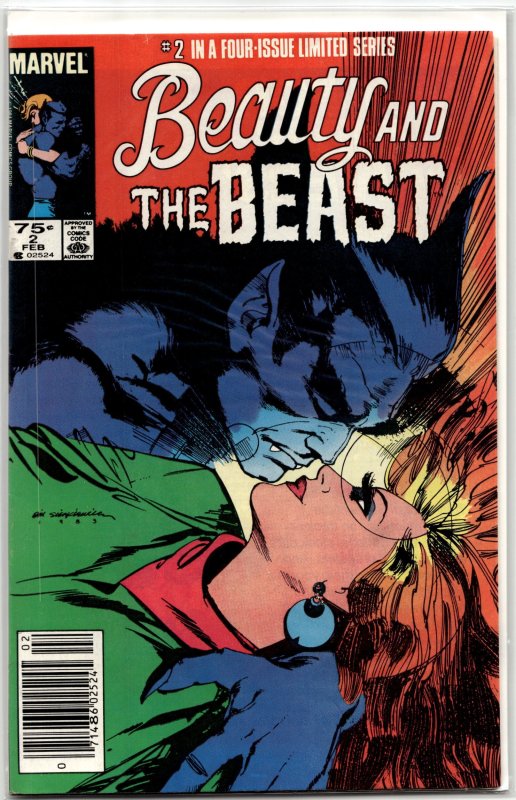 Beauty and the Beast #2 (1985), raw, ungraded comic book — front cover