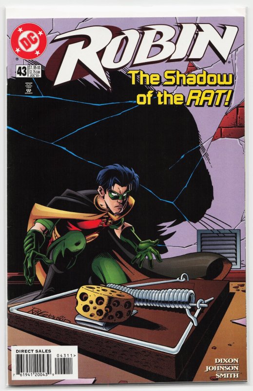 Robin #43 (DC Comics, 1997), raw, ungraded comic book — front cover