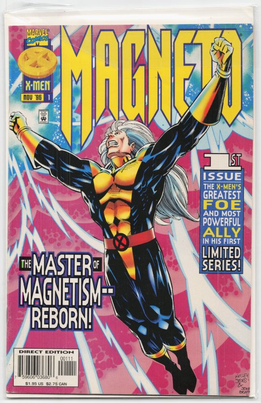 Magneto #1 (Marvel Comics, 1996), raw, ungraded comic book — front cover