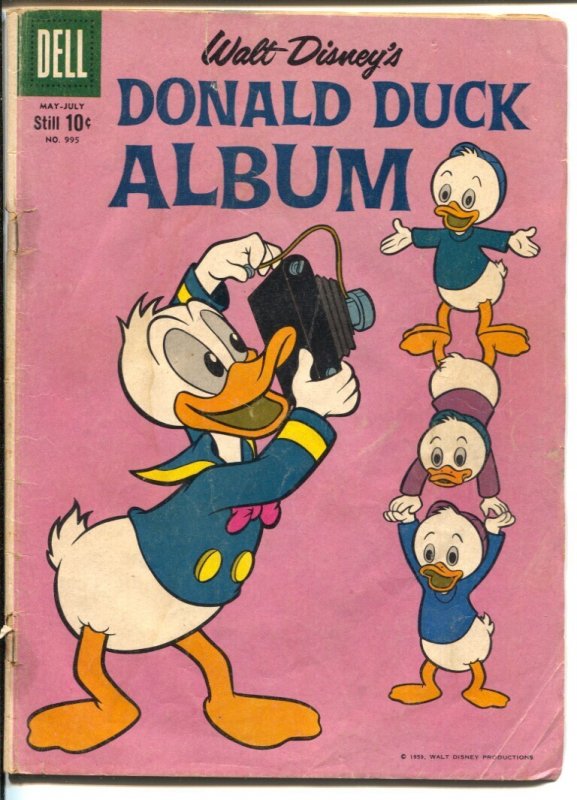 Four Color Comics #995 (Dell Comics, 1959), raw, ungraded comic book — front cover
