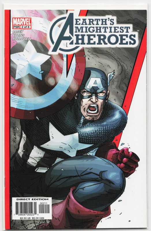 Avengers: Earth's Mightiest Heroes #2 (Marvel Comics, 2005), raw, ungraded comic book — front cover