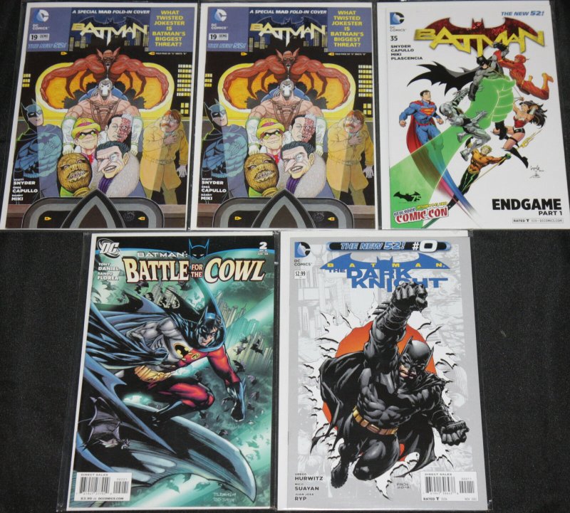 Modern DC Batman Sketch Variants 70pc Mid-High Grade Comic Lot Vf-Nm Detective (DC Comics), raw comic book in NM condition — front cover