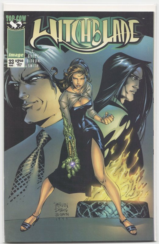 Witchblade #33 (Top Cow, 1999), raw, ungraded comic book — front cover