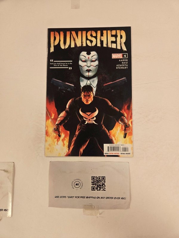 Punisher #4 (Marvel Comics), raw comic book in NM condition — front cover