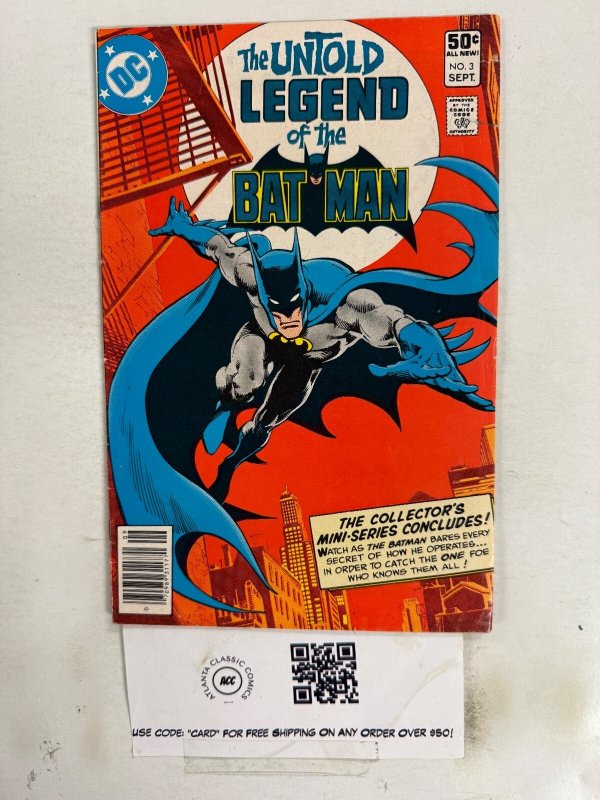 The Untold Legend of Batman #3 (DC Comics, 1980), raw comic book in NM condition — front cover
