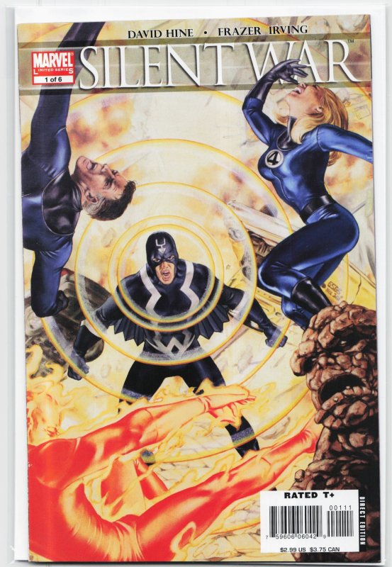 Silent War #1 (2007), raw, ungraded comic book — front cover