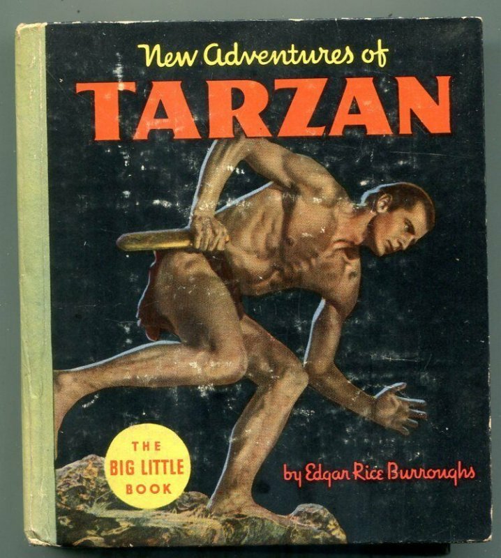 New Adventures of Tarzan Big Little Book 1935- Whitman #1180 (Whitman, 1935), raw, ungraded comic book — front cover