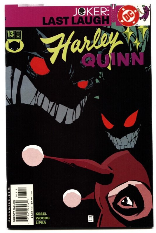 Harley Quinn #13 (DC Comics, 2001), raw comic book in VF/NM condition — front cover