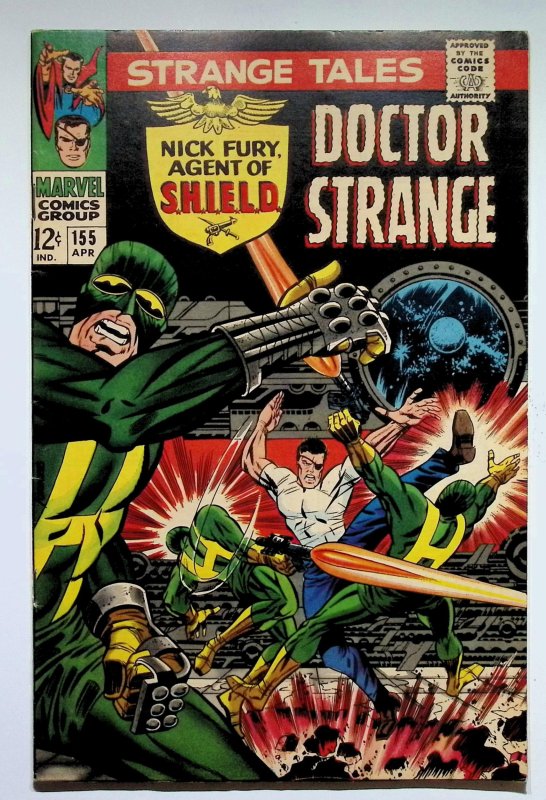 Strange Tales #155 (Marvel Comics, 1967), raw, ungraded comic book — front cover