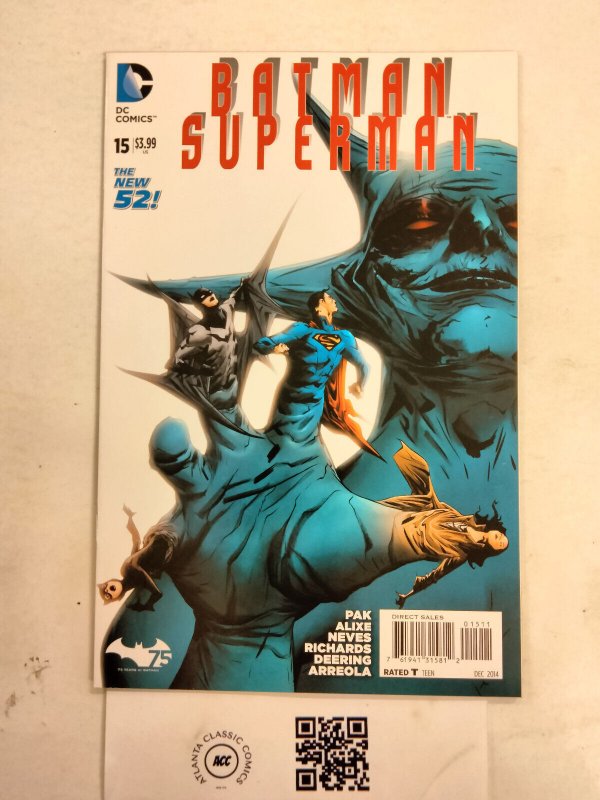 Batman Superman #15 (DC Comics), raw comic book in NM condition — front cover