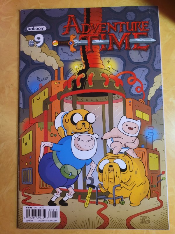 Adventure Time #9 (2012), raw, ungraded comic book — front cover