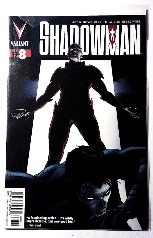 Shadowman 4th Series #8 (Valiant Comics, 2013), raw, ungraded comic book — front cover