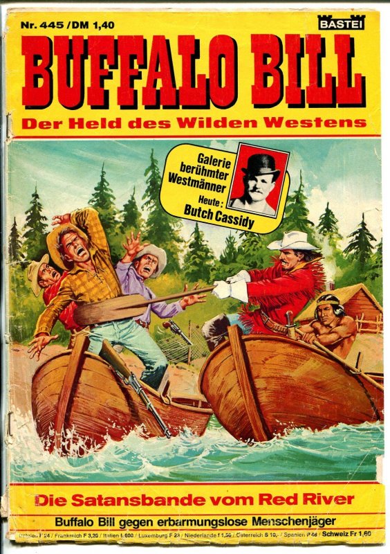 Buffalo Bill #445 (1970), raw, ungraded comic book — front cover
