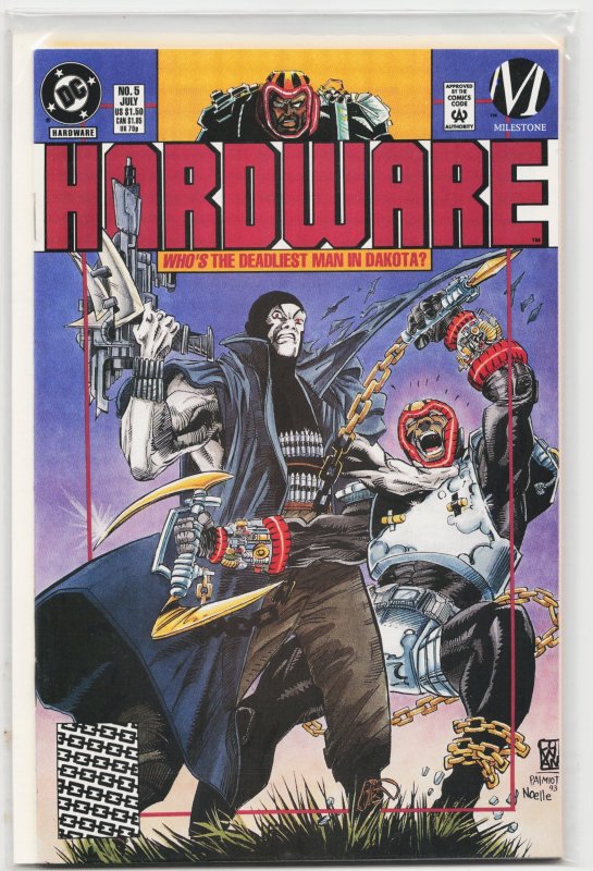 Hardware #5 (Milestone Comics, 1993), raw, ungraded comic book — front cover
